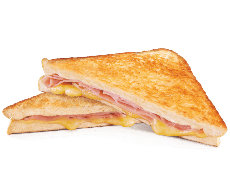 Ham & Cheese Toastie…6.00–7.00AU$
