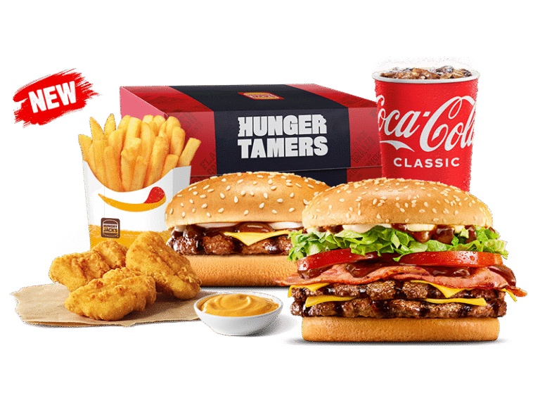 Double Bacon Gravy Whopper® Hunger Tamers…26.20 – 30.80AU$