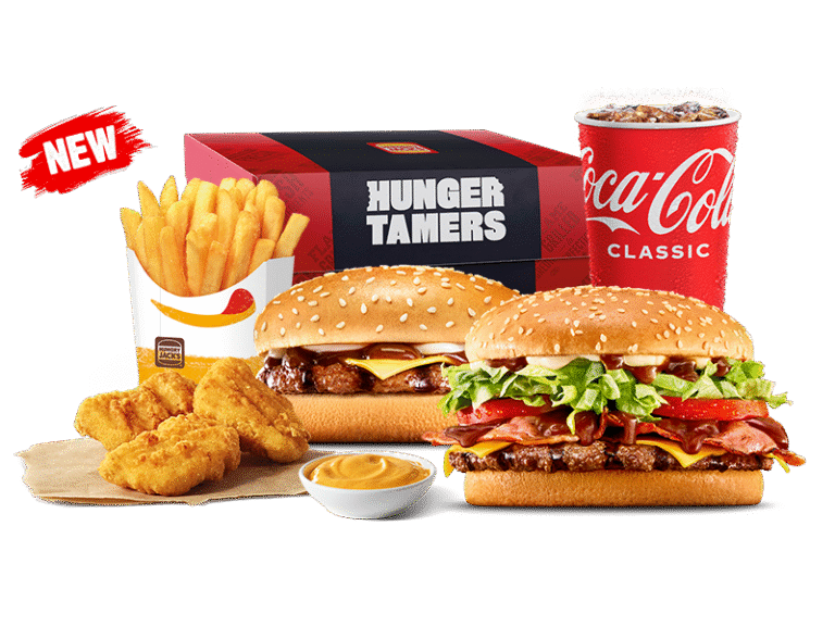 Bacon Gravy Whopper® Hunger Tamers…22.20 – 26.10AU$