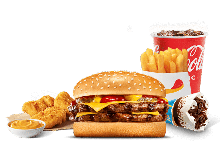 Double Cheeseburger Super Stunner…8.50 – 10.00AU$