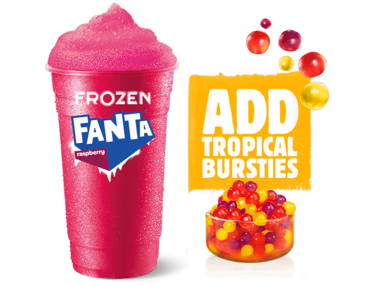Frozen Fanta® Raspberry…5.95 – 7.00AU$