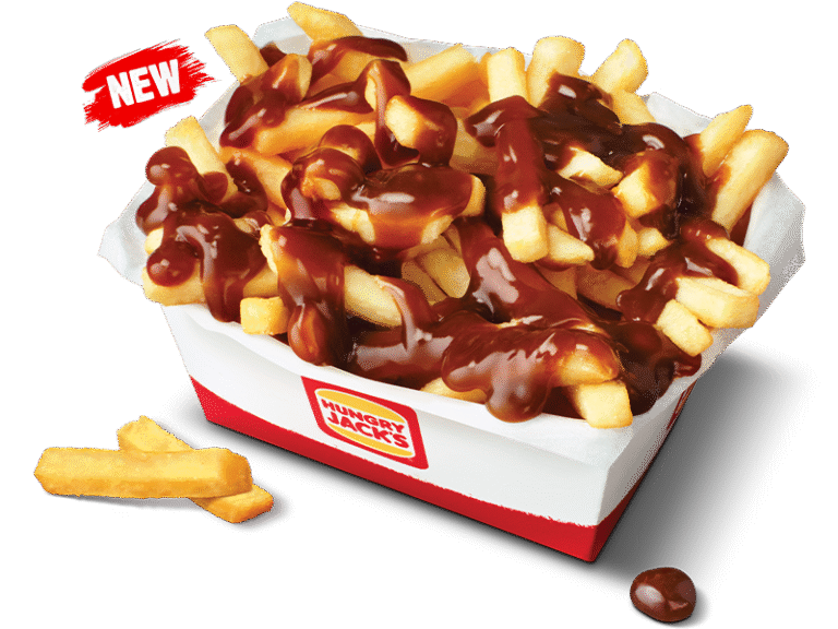 Loaded Gravy Chips…6.15 – 7.25AU$